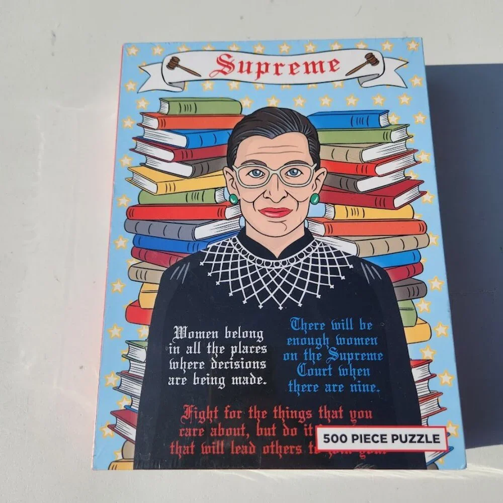 NEW Ruth Bader Ginsburg Jigsaw Puzzle 500 Piece The Found Supreme Court Women RB